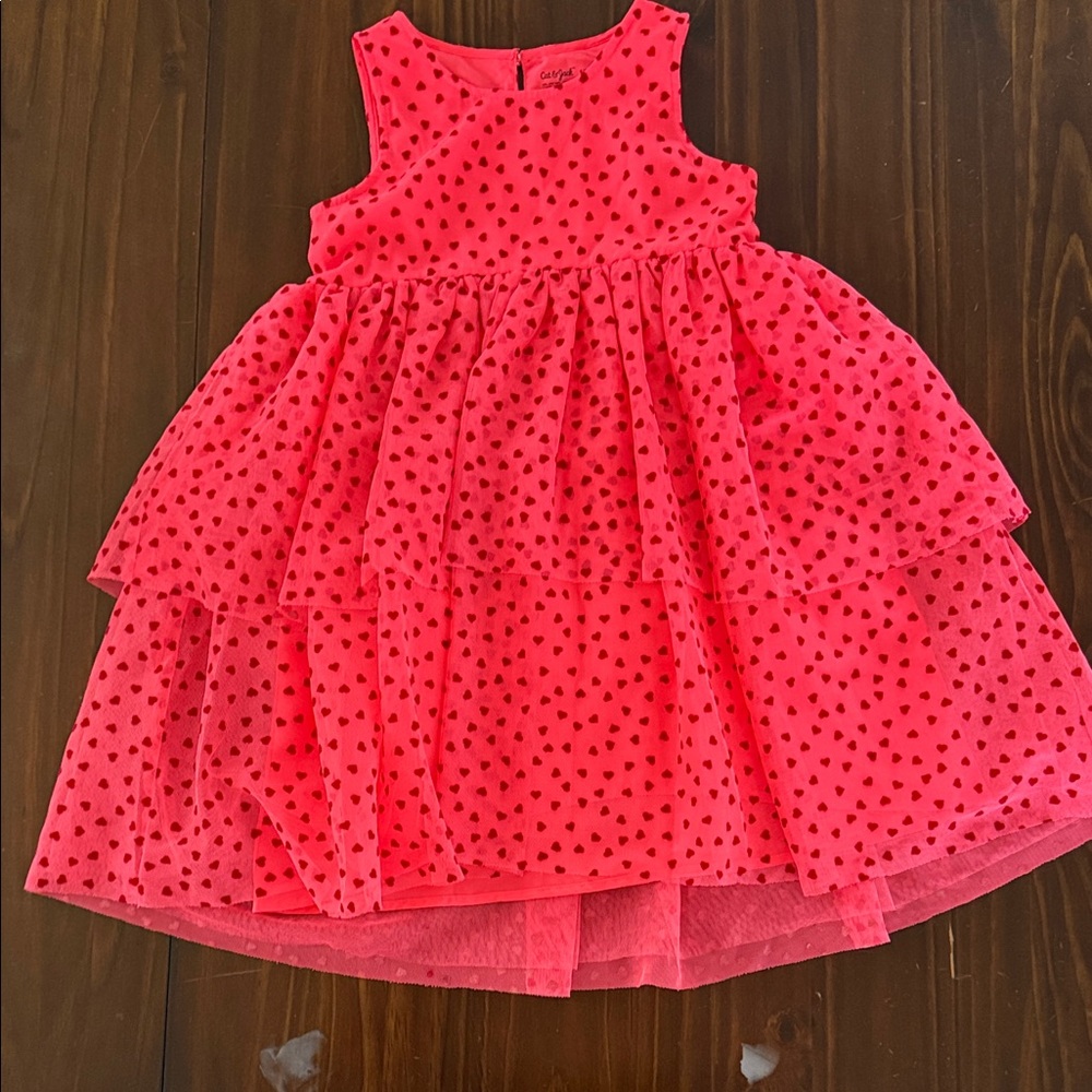 Cat & Jack Pink Heart Dress